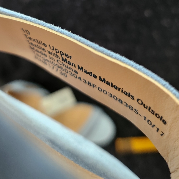 Light Blue Platform Heel Size 10 - Picture 2 of 5